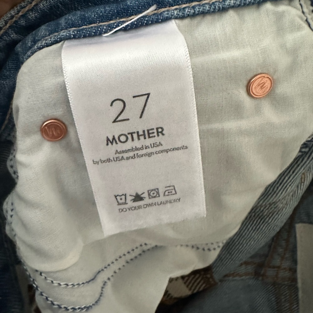 MOTHER The Fluff and Fold Pleated Mini Skirt NWOT  Sz 28 - Picture 10 of 10